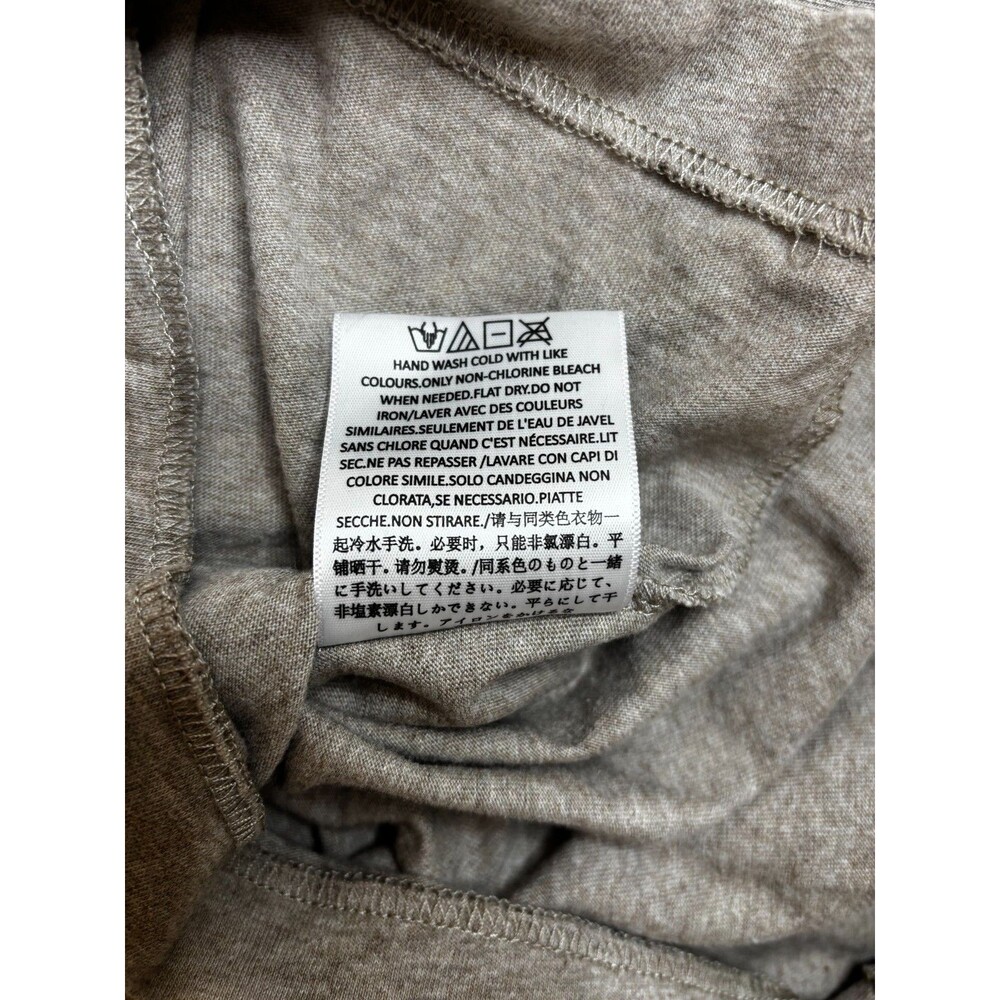 Fear of God Essentials Mens XXL Oatmeal Heather Long Sleeve Shirt FOG Cotton - Picture 12 of 12